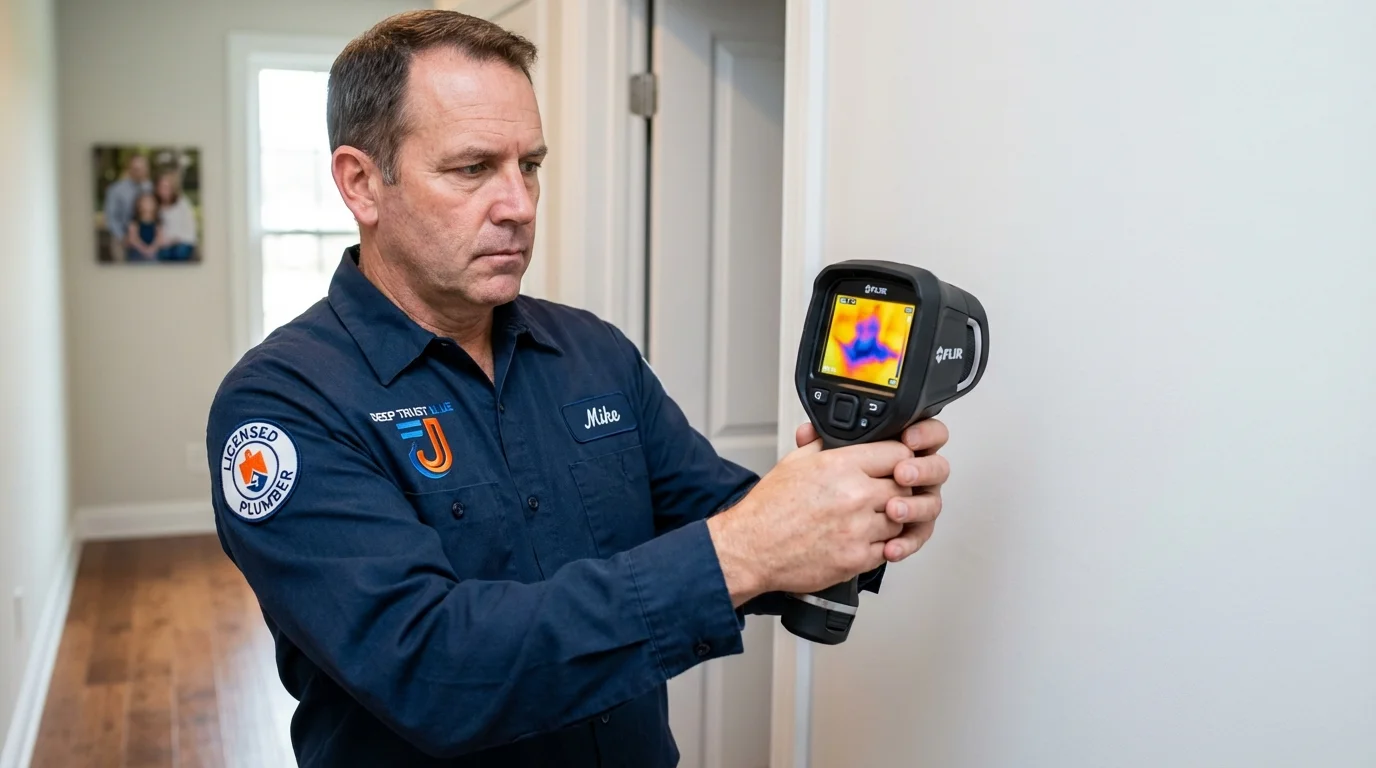 Thermal imaging leak detection by Johns Plumbing LLC in Cross Plains